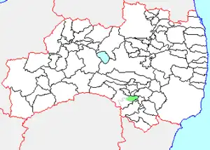東村の県内位置図