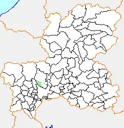 伊自良村の位置