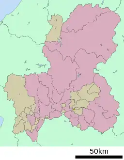 兼山町の位置