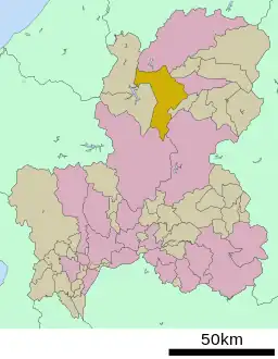 清見村の位置
