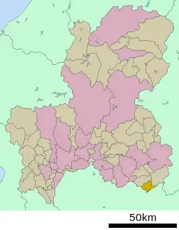 串原村の位置