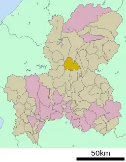 明宝村の位置
