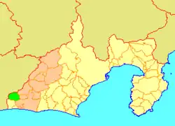 三ケ日町の県内位置