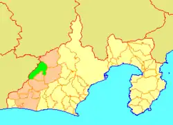 佐久間町の県内位置