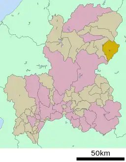 高根村の位置
