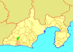 豊岡村の県内位置