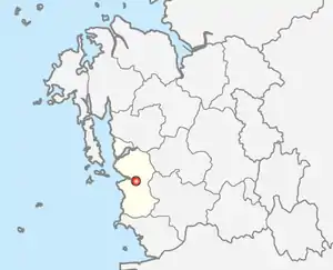 保寧市の地図