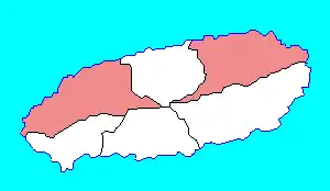 北済州郡の地図