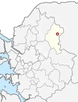 加平郡の地図