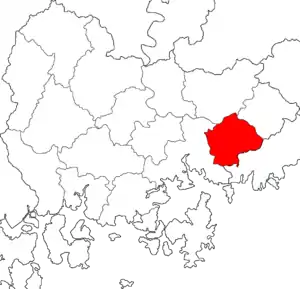 金海市の地図