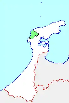 門前町の位置