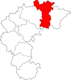 堤川市の地図