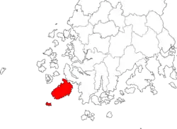 珍島の位置