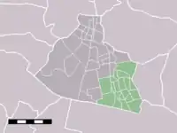 ザーンダムの位置図