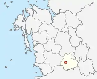 論山市の地図