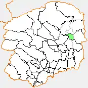 小川町の県内位置図