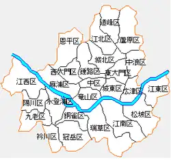 ソウル特別市の地図