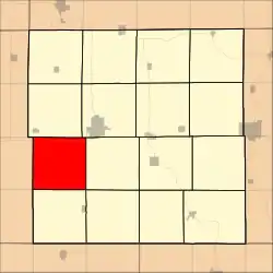 デラウェア郡内での位置