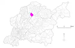 上川口町の位置