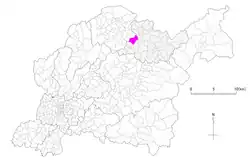有間町の位置