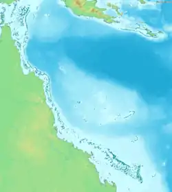 グレートバリアリーフの地図