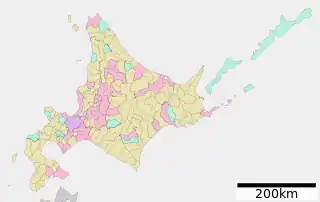 北海道行政区画図