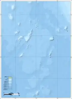 カバラティの位置（ラクシャドウィープ内）
