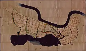 『常陸国水戸城絵図』(正保年間(1645年 - 1648年))
