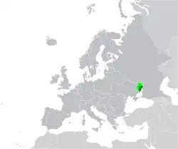 ノヴォロシア人民共和国連邦の位置