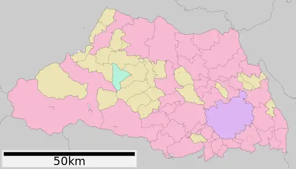 粕壁の位置(埼玉県内)