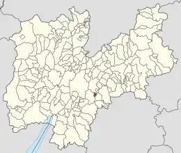 トレント自治県におけるコムーネの領域