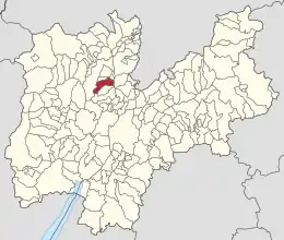 トレント自治県におけるコムーネの領域