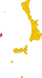 リヴォルノ県におけるコムーネの領域