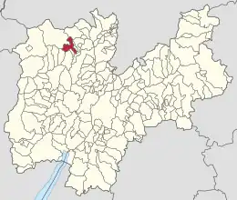 トレント自治県におけるコムーネの領域