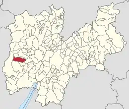 トレント自治県におけるコムーネの領域