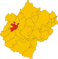 フォルリ＝チェゼーナ県におけるコムーネの領域