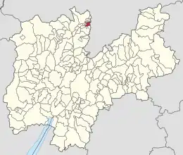トレント自治県におけるコムーネの領域