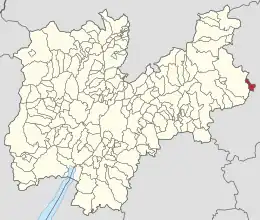 トレント自治県におけるコムーネの領域