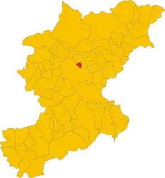 ベッルーノ県におけるコムーネの領域