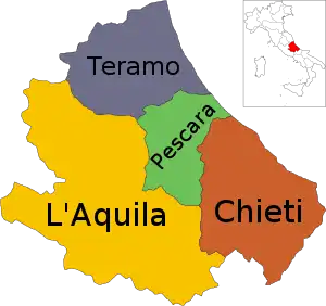 Provinces of Abruzzo.