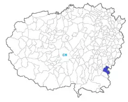 クーネオ県におけるコムーネの領域
