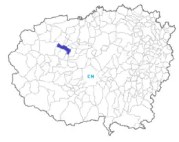 クーネオ県におけるコムーネの領域
