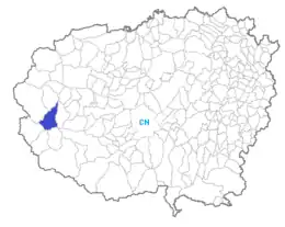 クーネオ県におけるコムーネの領域