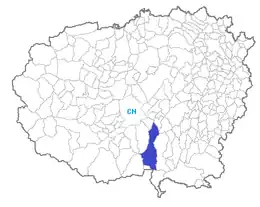 クーネオ県におけるコムーネの領域