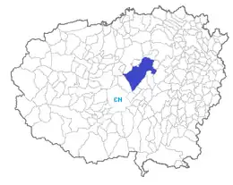 クーネオ県におけるコムーネの領域