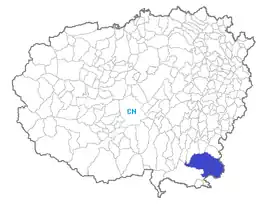 クーネオ県におけるコムーネの領域