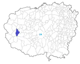 クーネオ県におけるコムーネの領域
