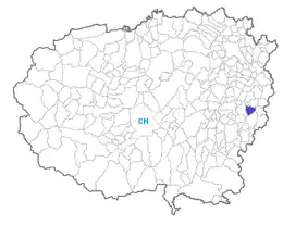 クーネオ県におけるコムーネの領域