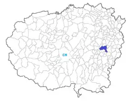 クーネオ県におけるコムーネの領域