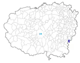 クーネオ県におけるコムーネの領域